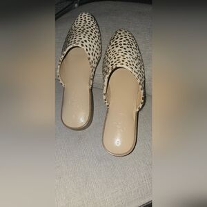 Seiko Leopard Print Mules